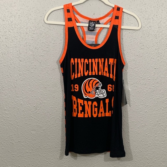 Nfl Apparel Tops - Cincinnati Bengals NFL Team Apparel NWT Screen Print Tank Top size S